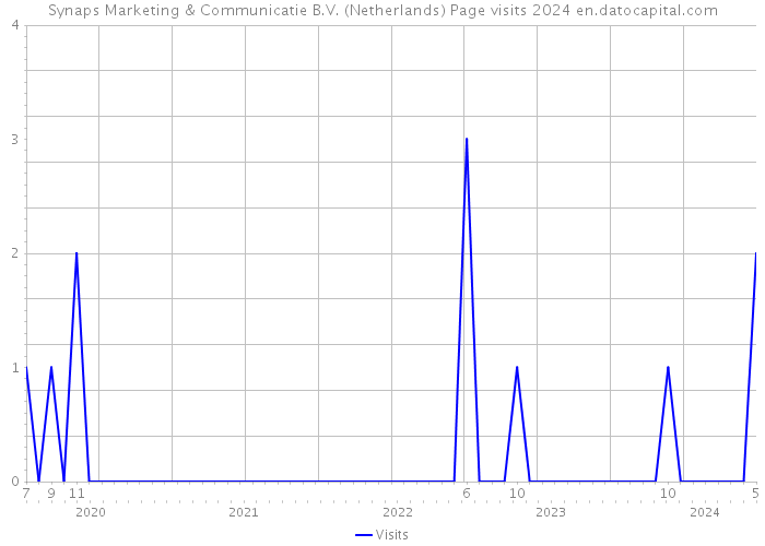 Synaps Marketing & Communicatie B.V. (Netherlands) Page visits 2024 