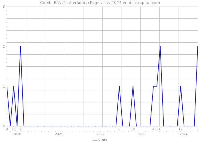 Combi B.V. (Netherlands) Page visits 2024 