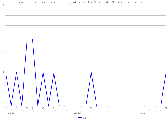 NewCold European Holding B.V. (Netherlands) Page visits 2024 