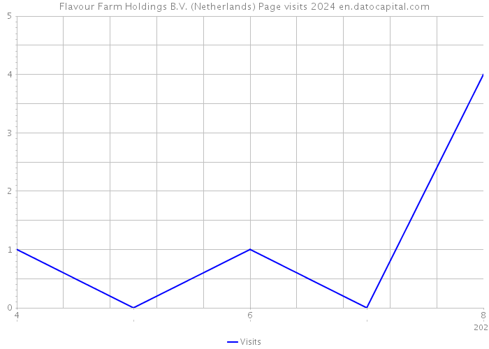 Flavour Farm Holdings B.V. (Netherlands) Page visits 2024 