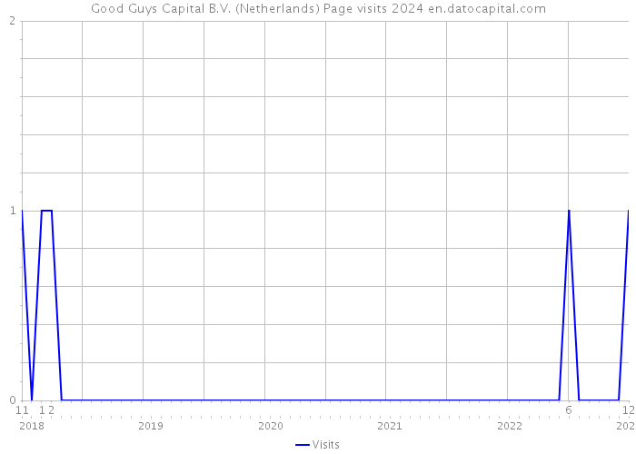 Good Guys Capital B.V. (Netherlands) Page visits 2024 