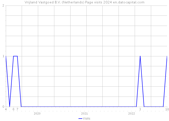 Vrijland Vastgoed B.V. (Netherlands) Page visits 2024 