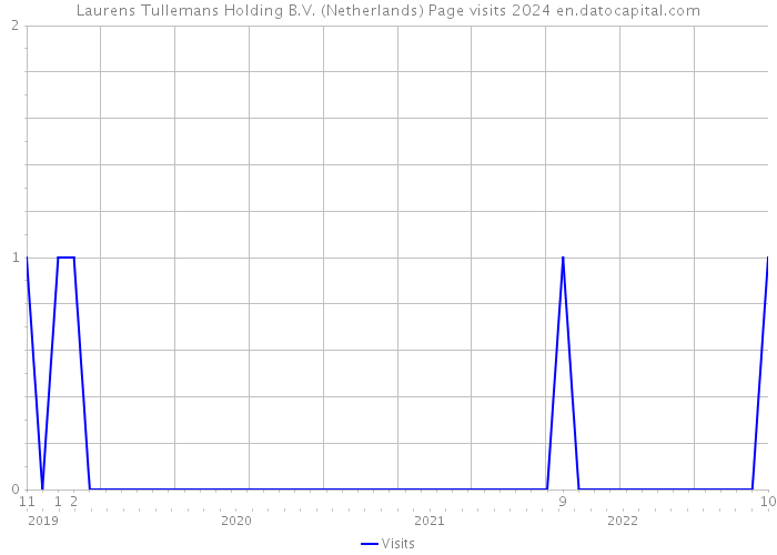 Laurens Tullemans Holding B.V. (Netherlands) Page visits 2024 