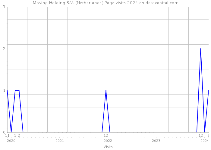 Moving Holding B.V. (Netherlands) Page visits 2024 