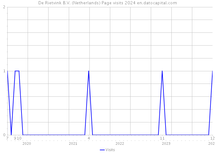 De Rietvink B.V. (Netherlands) Page visits 2024 