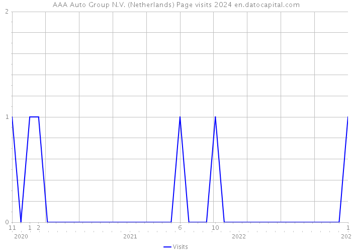 AAA Auto Group N.V. (Netherlands) Page visits 2024 
