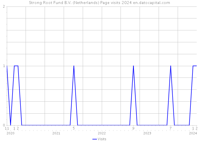 Strong Root Fund B.V. (Netherlands) Page visits 2024 