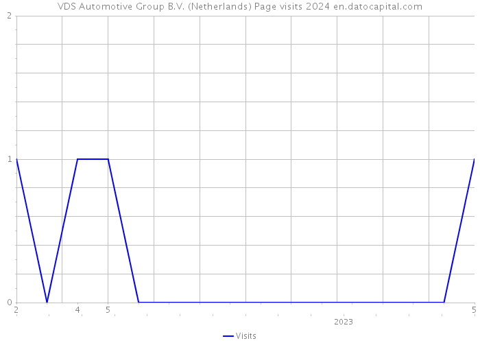 VDS Automotive Group B.V. (Netherlands) Page visits 2024 