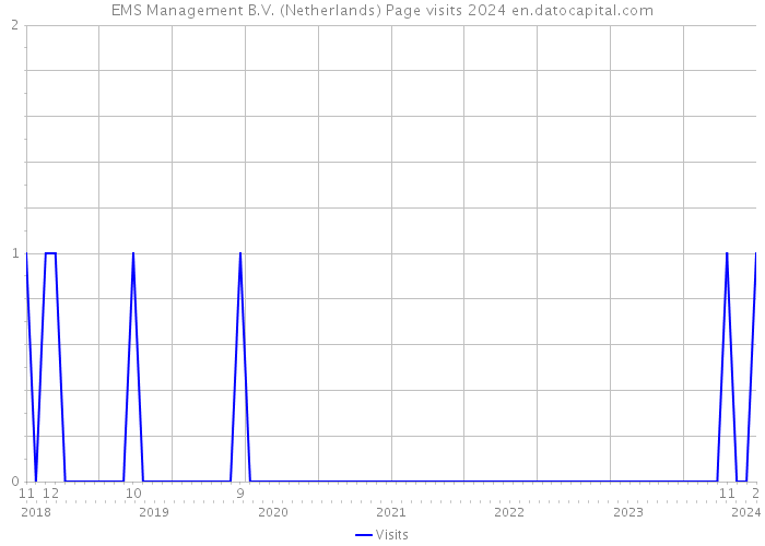 EMS Management B.V. (Netherlands) Page visits 2024 