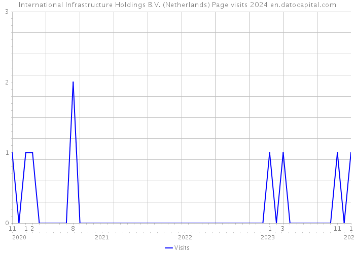 International Infrastructure Holdings B.V. (Netherlands) Page visits 2024 