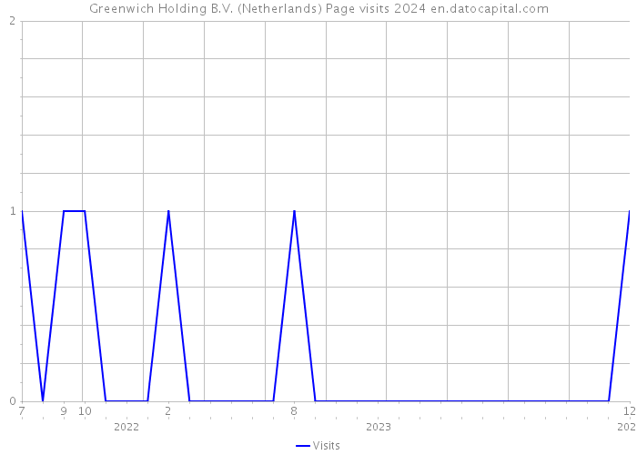 Greenwich Holding B.V. (Netherlands) Page visits 2024 