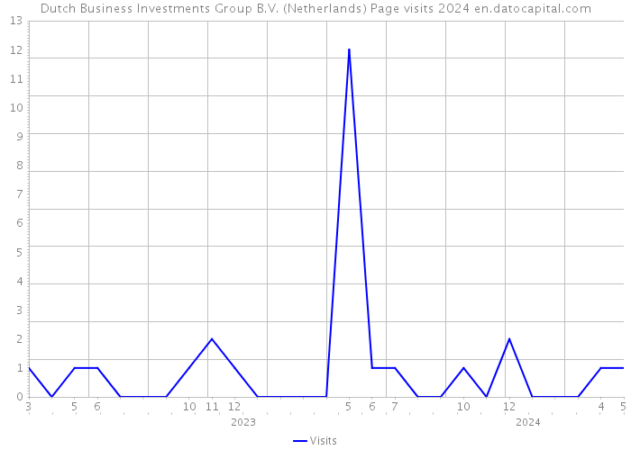 Dutch Business Investments Group B.V. (Netherlands) Page visits 2024 