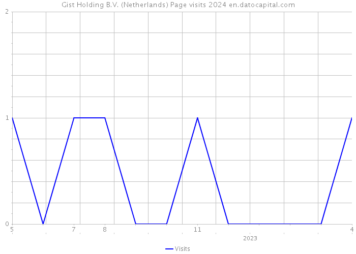 Gist Holding B.V. (Netherlands) Page visits 2024 