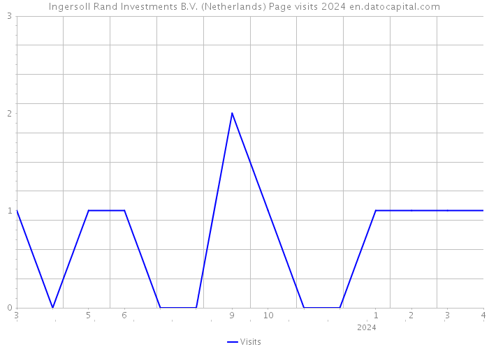 Ingersoll Rand Investments B.V. (Netherlands) Page visits 2024 