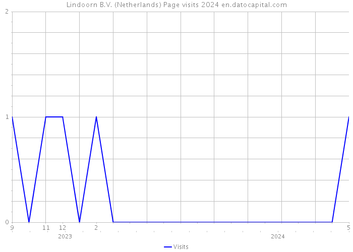 Lindoorn B.V. (Netherlands) Page visits 2024 