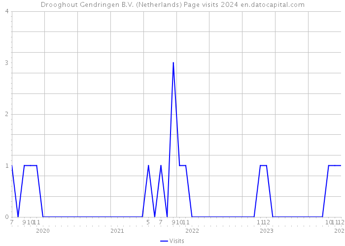 Drooghout Gendringen B.V. (Netherlands) Page visits 2024 