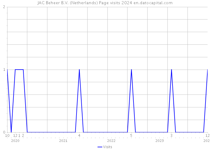 JAC Beheer B.V. (Netherlands) Page visits 2024 