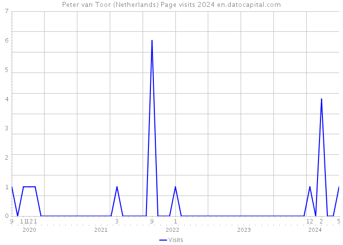 Peter van Toor (Netherlands) Page visits 2024 