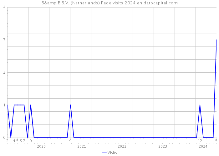 B&B B.V. (Netherlands) Page visits 2024 