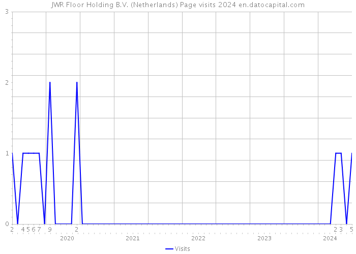JWR Floor Holding B.V. (Netherlands) Page visits 2024 