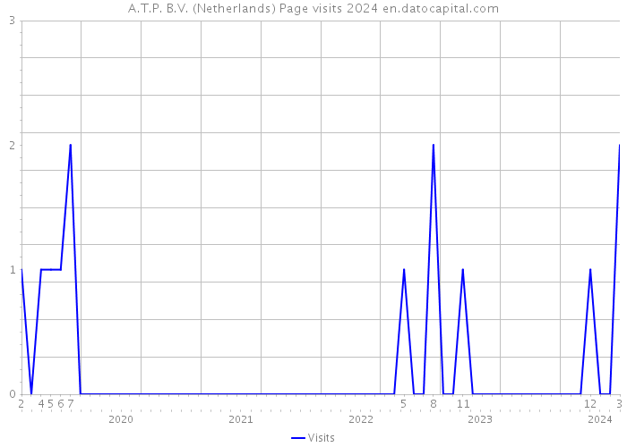 A.T.P. B.V. (Netherlands) Page visits 2024 