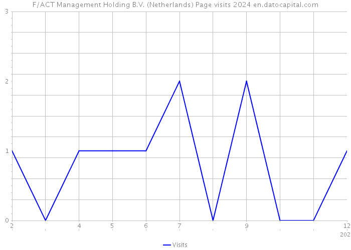 F/ACT Management Holding B.V. (Netherlands) Page visits 2024 