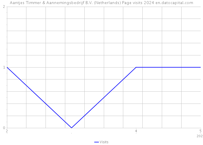 Aantjes Timmer & Aannemingsbedrijf B.V. (Netherlands) Page visits 2024 