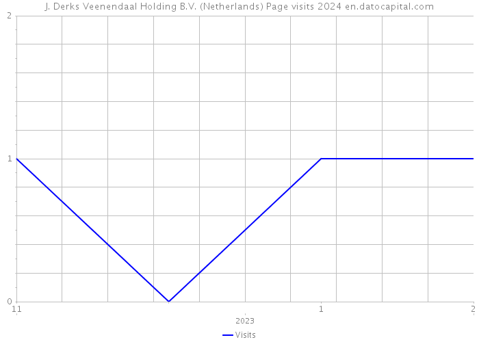 J. Derks Veenendaal Holding B.V. (Netherlands) Page visits 2024 