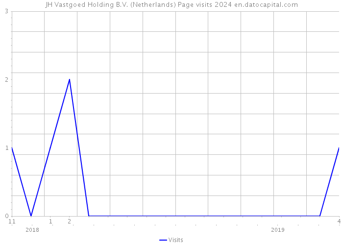 JH Vastgoed Holding B.V. (Netherlands) Page visits 2024 