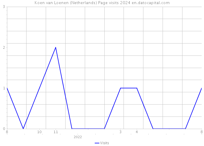Koen van Loenen (Netherlands) Page visits 2024 