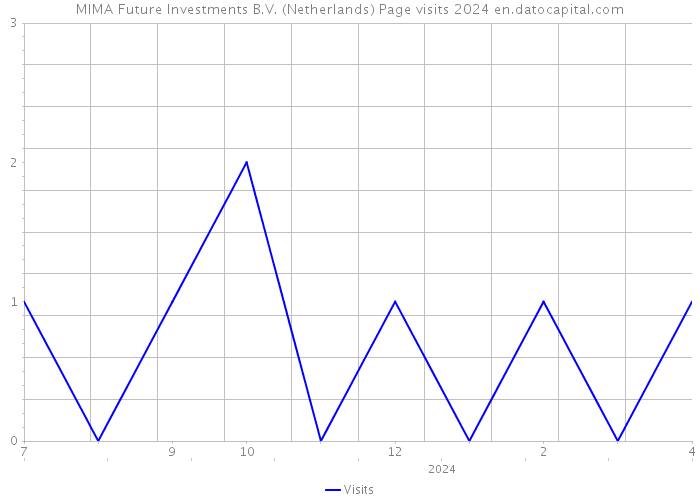 MIMA Future Investments B.V. (Netherlands) Page visits 2024 