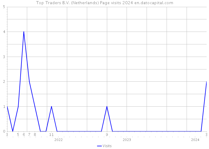 Top Traders B.V. (Netherlands) Page visits 2024 
