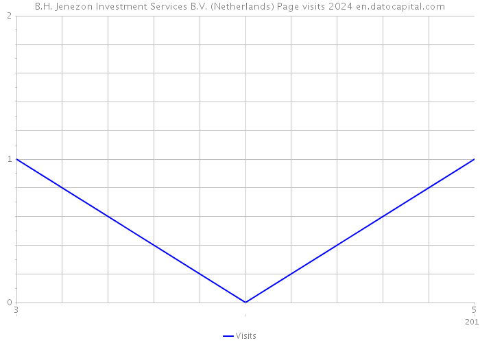 B.H. Jenezon Investment Services B.V. (Netherlands) Page visits 2024 