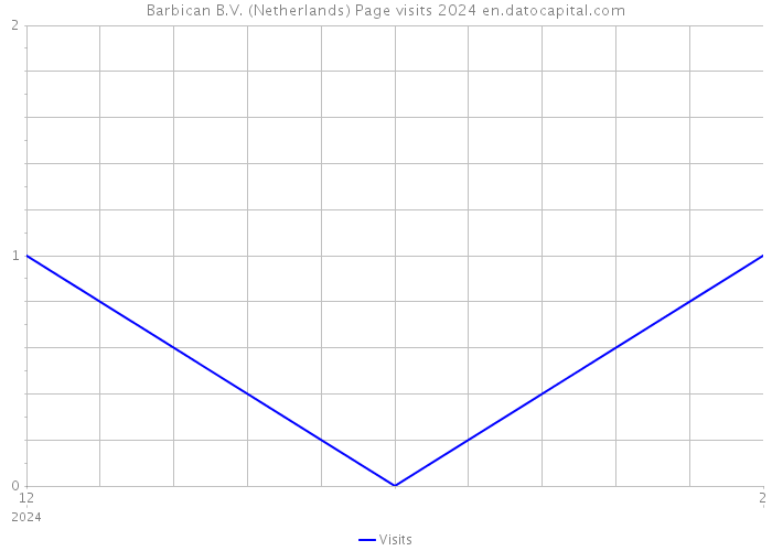 Barbican B.V. (Netherlands) Page visits 2024 