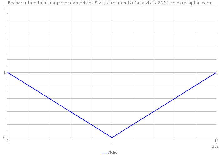 Becherer Interimmanagement en Advies B.V. (Netherlands) Page visits 2024 