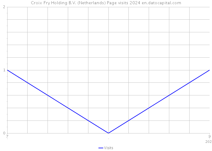 Croix Fry Holding B.V. (Netherlands) Page visits 2024 