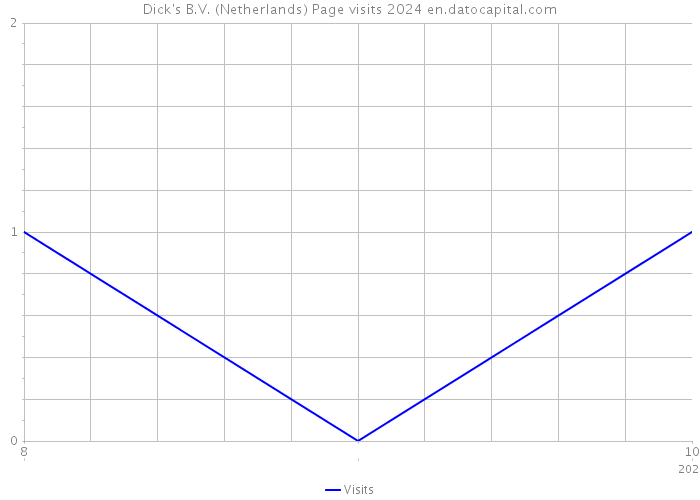 Dick's B.V. (Netherlands) Page visits 2024 