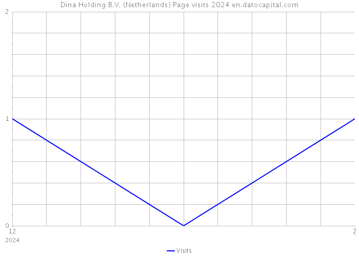 Dina Holding B.V. (Netherlands) Page visits 2024 