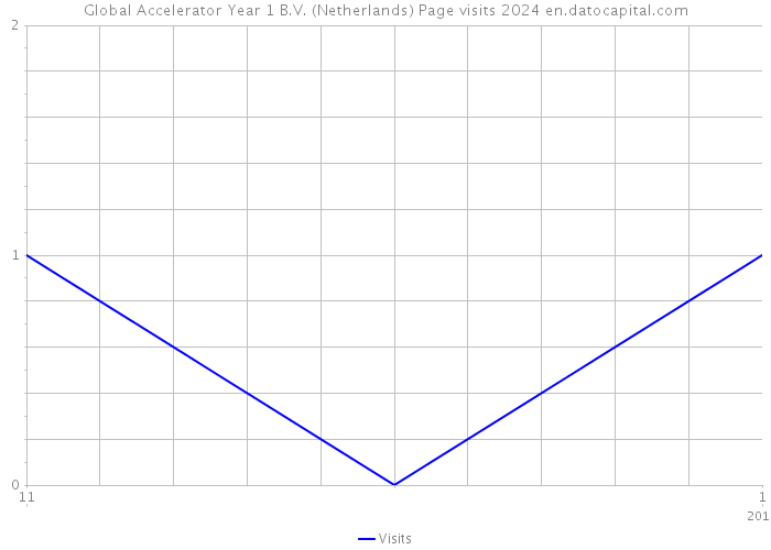 Global Accelerator Year 1 B.V. (Netherlands) Page visits 2024 
