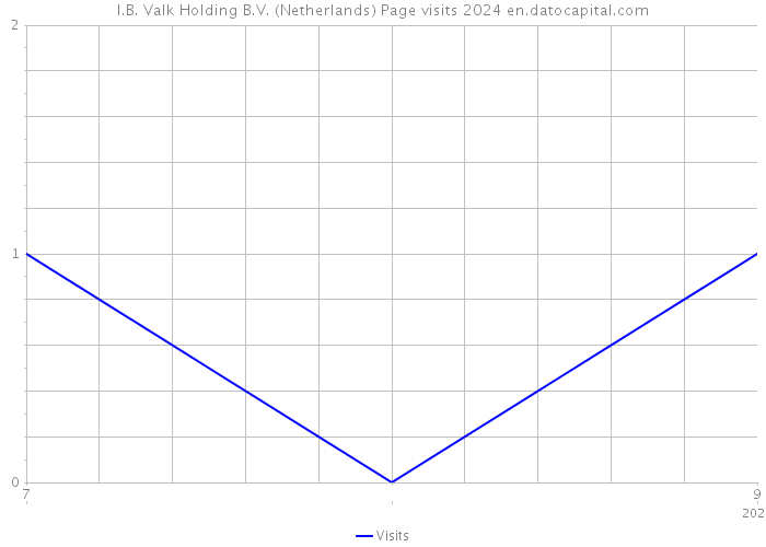 I.B. Valk Holding B.V. (Netherlands) Page visits 2024 