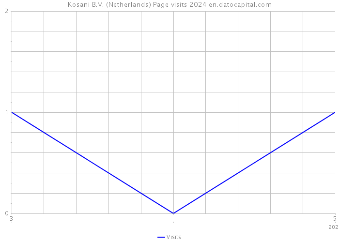 Kosani B.V. (Netherlands) Page visits 2024 