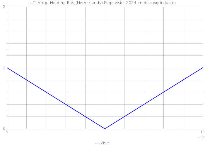L.T. Vrugt Holding B.V. (Netherlands) Page visits 2024 