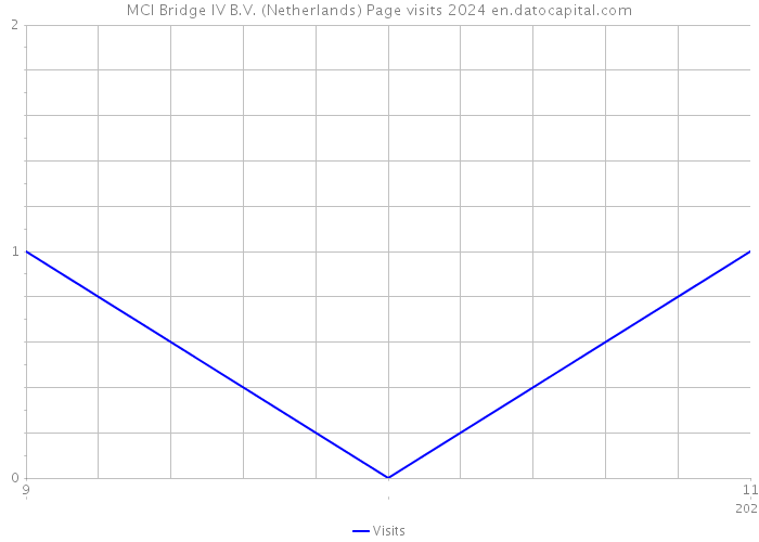 MCI Bridge IV B.V. (Netherlands) Page visits 2024 