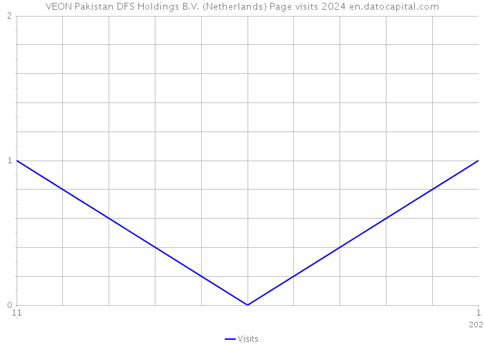 VEON Pakistan DFS Holdings B.V. (Netherlands) Page visits 2024 