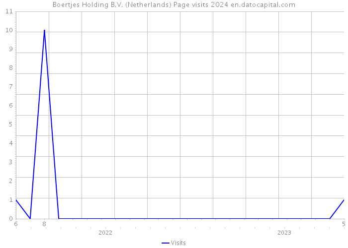 Boertjes Holding B.V. (Netherlands) Page visits 2024 