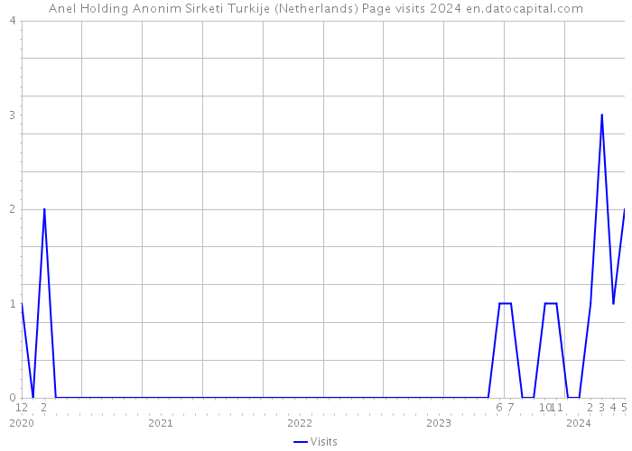 Anel Holding Anonim Sirketi Turkije (Netherlands) Page visits 2024 