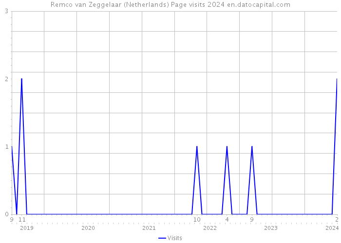 Remco van Zeggelaar (Netherlands) Page visits 2024 