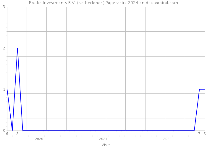 Rooke Investments B.V. (Netherlands) Page visits 2024 
