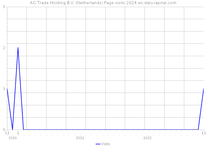 AG Trade Holding B.V. (Netherlands) Page visits 2024 