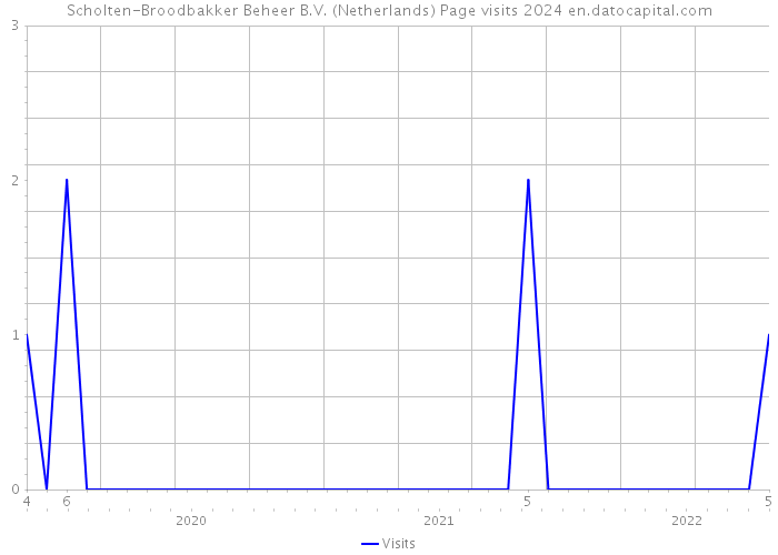 Scholten-Broodbakker Beheer B.V. (Netherlands) Page visits 2024 